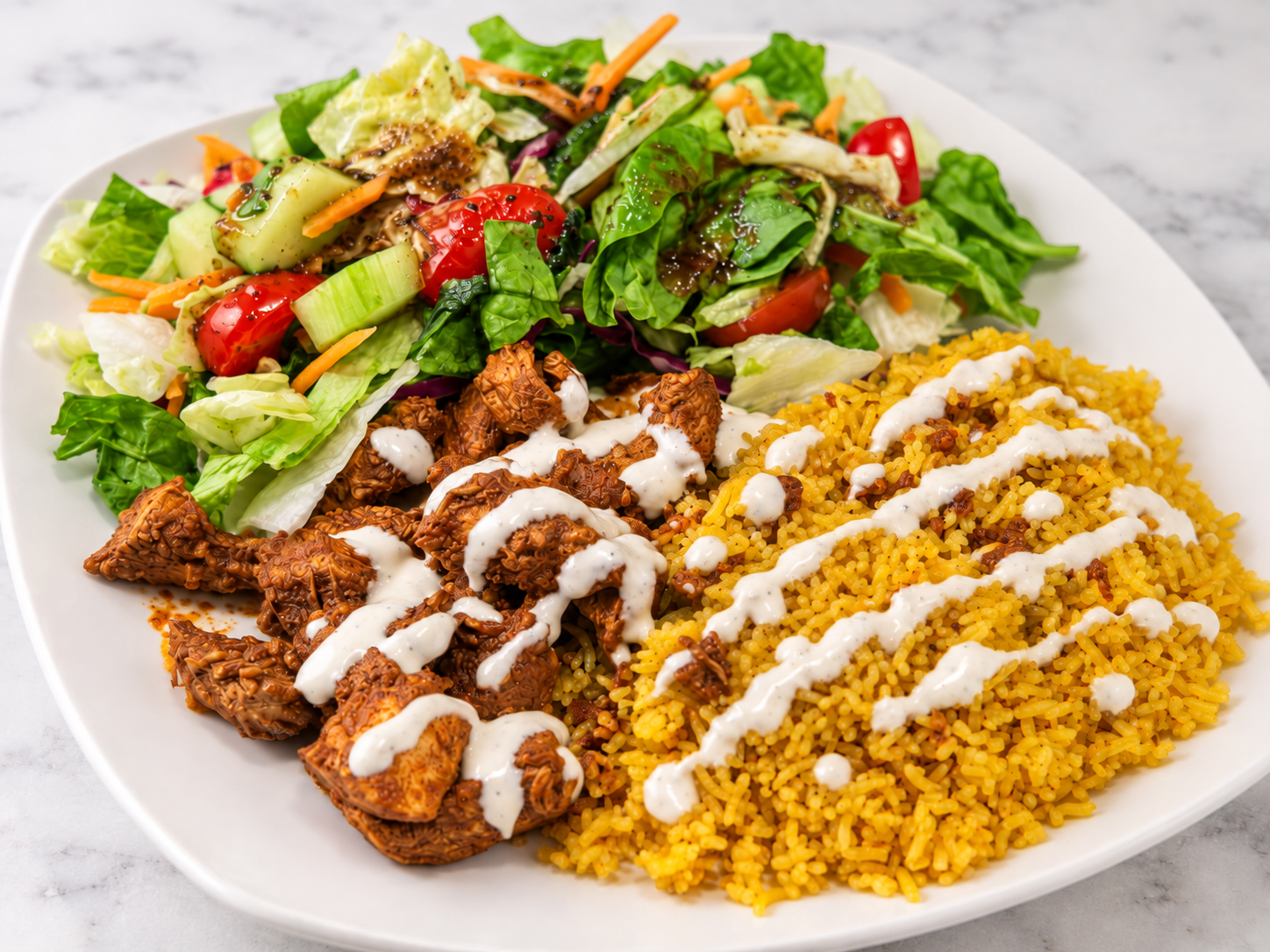 Halal Cart Style Chicken and Rice